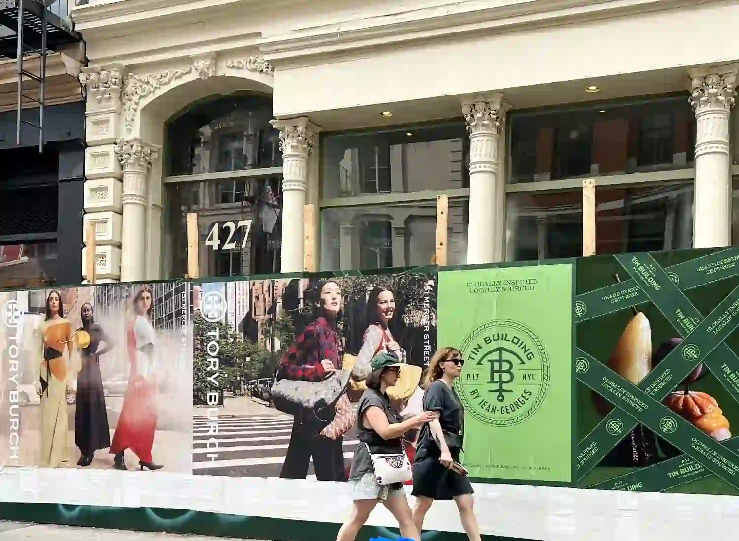 Large-format poster printed on 100% PVC-free poster media in New York